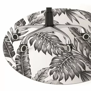 Mata na podłogę pod krzesło Liście palmowe fi100 cm - Podnóżki, podpórki, podkładki - miniaturka - grafika 1