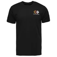 Koszulki sportowe męskie - Koszulka męska Black Diamond M Faded Ss Tee Rozmiar: XL / Kolor: czarny - miniaturka - grafika 1