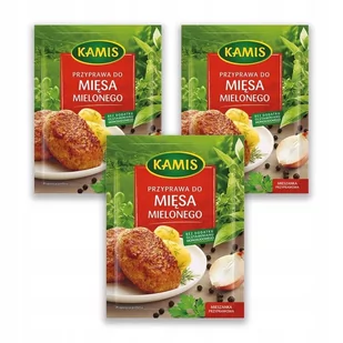 Kamis Przyprawa do mięsa mielonego Mieszanka przyprawowa 20 g x 3 sztuk - Przyprawy i zioła sypkie - miniaturka - grafika 1