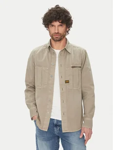 G-Star Raw Koszula D26058 D947 H120 Szary Regular Fit - Koszule męskie - miniaturka - grafika 1