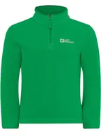 Bluzy damskie - Jack Wolfskin Bluza polarowa "Taunus" w kolorze zielonym - miniaturka - grafika 1