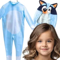 Moda i Uroda OUTLET - STRÓJ BLUEY BLU NIEBIESKI PIESEK PRZEBRANIE NA BAL KARNAWAŁOWY - 122-128 - miniaturka - grafika 1