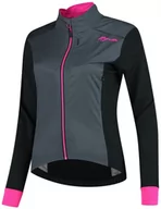 Kurtki damskie - Damska Kurtka Rowerowa  Rogelli Winterjacket Contenta | Grey\Black\Pink - Rozmiar M - miniaturka - grafika 1
