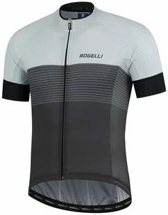 Aerodynamiczna koszulka rowerowa Rogelli BOOST z krótkim rękawem - Szary/Biały - L - Koszulki rowerowe - miniaturka - grafika 1