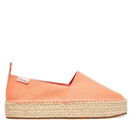 Espadryle damskie - Espadryle Calvin Klein Jeans Platform Espadrille Ml Cs YW0YW01871 Pomarańczowy - miniaturka - grafika 1