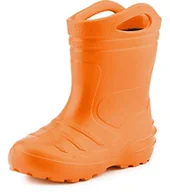 Buty dla dziewczynek - Ladeheid Kalosze dziecięce, lekkie jak piórko, z tworzywa EVA, kalosze termiczne z podszewką KL051, pomarańczowy, 35 EU - miniaturka - grafika 1