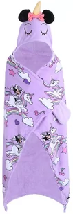 Fioletowa narzuta z kapturem Minnie Unicorn DISNEY - Narzuty - miniaturka - grafika 1