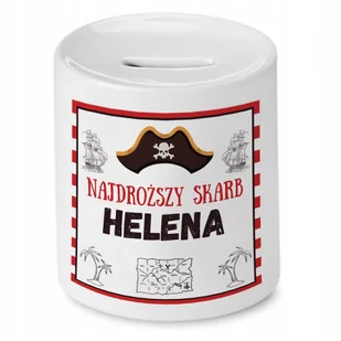 Skarbonka 330 ml Dla Heleny Córki Dziecka z Nadrukiem ze Zdjęciem - Skarbonki - miniaturka - grafika 1