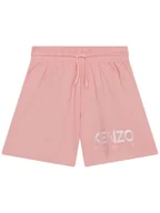 Spodenki damskie - Kenzo Kids Szorty materiałowe K14253 S Różowy Regular Fit - miniaturka - grafika 1