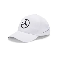 Odzież do sportów motorowych - Czapka męska baseballowa biała Team Mercedes AMG F1 2022 - miniaturka - grafika 1