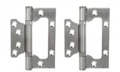 Zawiasy, okucia i inne akcesoria - Zawias szczelinowy 4x3x2,5, stal nierdzewna (2 szt.) - miniaturka - grafika 1