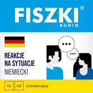 Audiobooki do nauki języków - FISZKI audio. Niemiecki. Reakcje na sytuacje - audiobook - miniaturka - grafika 1