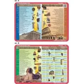Podkładki na biurko - Nieprzypisany Podkładka edukacyjna Starożytny Egipt Grecja Rzym bogowie Grecji i Rzymu VISU001 - miniaturka - grafika 1