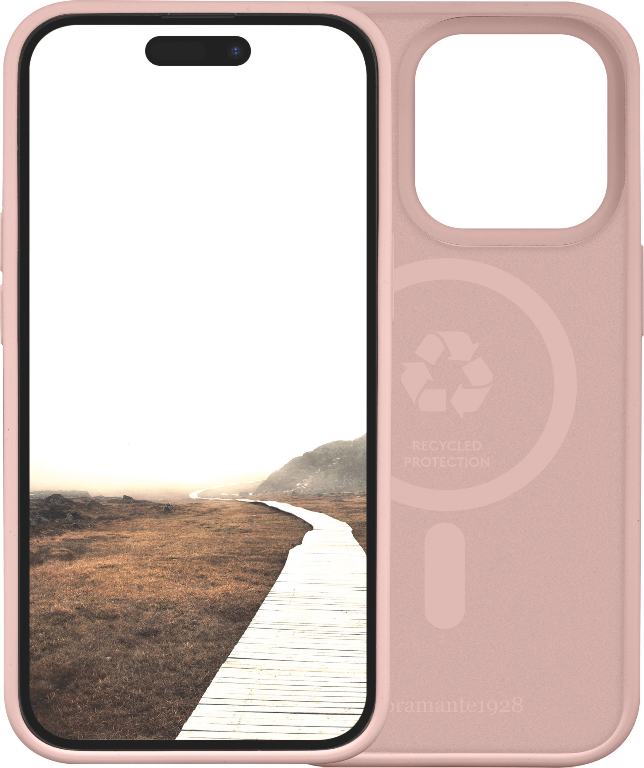 D Bramante Monaco MagSafe - iPhone 15 Pro - Pink Sand MO61PISA1857