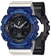 Zegarki męskie - Zegarek G-SHOCK SET GA-100-1A1ER + BEZEL 10527398 + PASEK 10395227 - miniaturka - grafika 1