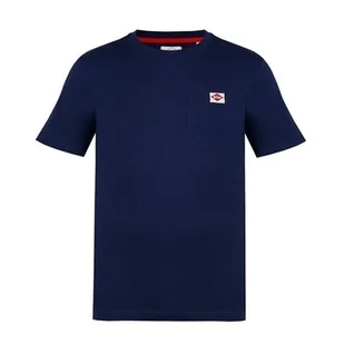 Granatowa koszulka męska z kieszenią Lee Cooper Essentials, Rozmiar 3XL - Koszulki męskie - miniaturka - grafika 1