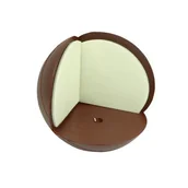 Zawiasy, okucia i inne akcesoria - Odbojnik narożny brąz - miniaturka - grafika 1