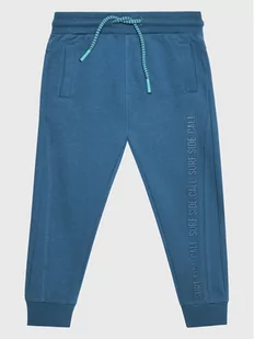 Coccodrillo Spodnie dresowe WC2120101TAK Niebieski Slim Fit - Spodnie i spodenki dla dziewczynek - miniaturka - grafika 1