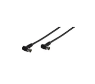 Kable - Vivanco 48039 Kątowy 3m Czarny - miniaturka - grafika 1