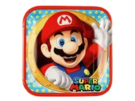 Dekoracje i nakrycia stołu na imprezę - Talerzyki urodzinowe Super Mario Bros - 23 cm - 8 szt. - miniaturka - grafika 1