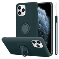Etui i futerały do telefonów - Pokrowiec Do Apple iPhone 11 PRO w LIQUID ZIELONY Etui TPU Obudowa Ochronny Case Cover Plecki Cadorabo - miniaturka - grafika 1