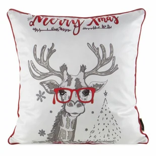 Poszewka świąteczna 173 45x45 cm żyrafa - Pozostałe akcesoria świąteczne - miniaturka - grafika 1