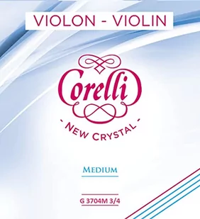 Corelli Struny Violin Crystal G Stabilon-Nylon/Srebro oplecione 3/4 3704M - Akcesoria do instrumentów smyczkowych - miniaturka - grafika 1