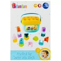 Zabawka edukacyjna sorter klocków BAM BAM 492806 - Sortery dla dzieci - miniaturka - grafika 1