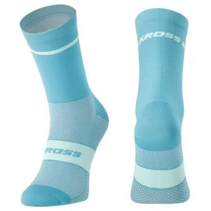 Skarpetki rowerowe KROSS Pave Hi ( XL) Turkusowy - Skarpetki kolarskie - miniaturka - grafika 1