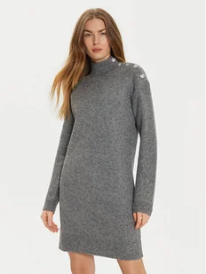 Morgan Sukienka dzianinowa 242-RMSTORI Szary Loose Fit - Sukienki - miniaturka - grafika 1