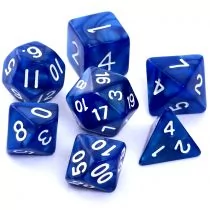 Rebel Komplet kości RPG Perłowe Ciemnoniebieskie OD 24,99zł - Akcesoria do gier planszowych - miniaturka - grafika 2