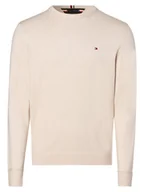 Swetry męskie - Tommy Hilfiger - Sweter męski z dodatkiem kaszmiru, biały - miniaturka - grafika 1