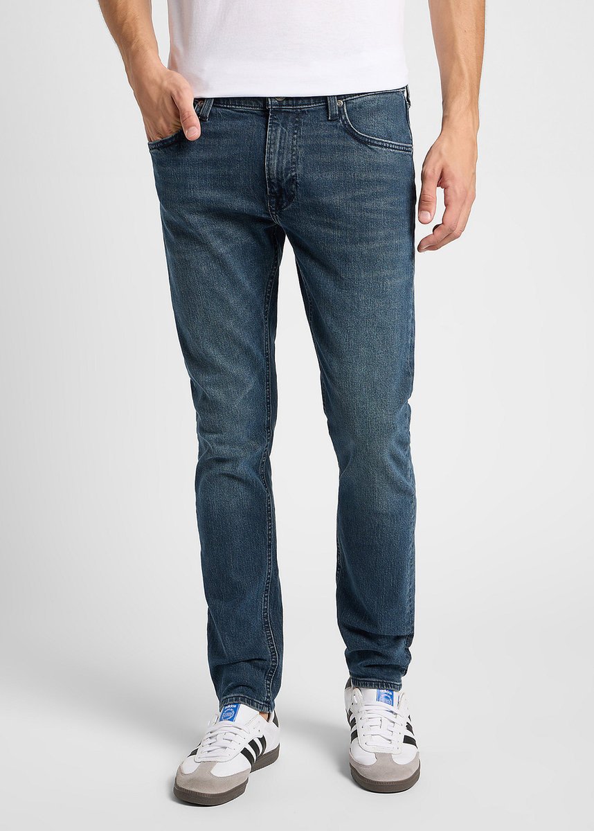 Męskie spodnie jeansowe dopasowane Lee LUKE W31 L34