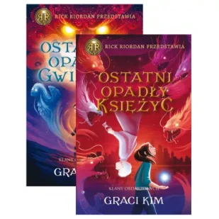 Pakiet Klany Obdarzonych. Tomy 1-2: Ostatnia opadła gwiazda, Ostatni opadły księżyc - Fantasy Pakiet Klany Obdarzonych. Tomy 1-2: Ostatnia opadła gwiazda, Ostatni opadły księżyc - Fantasy - miniaturka - grafika 1
