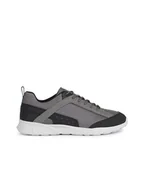 Trampki męskie - Geox Sneakersy "Sanzio" w kolorze czarno-szarym - miniaturka - grafika 1