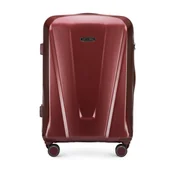 Walizki - Średnia walizka z polikarbonu geometryczna - miniaturka - grafika 1