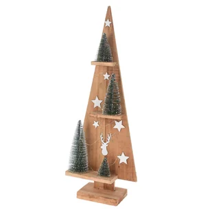 Figurka z drewna jodłowego z LED Choinka, 70 cm - Ozdoby bożonarodzeniowe - miniaturka - grafika 1