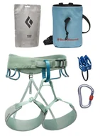 Sprzęt wspinaczkowy - Zestaw Black Diamond Momentum Harness Package Women's - miniaturka - grafika 1
