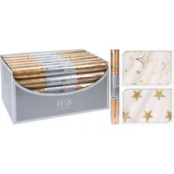 Ozdoby bożonarodzeniowe - Materiał dekoracyjny złoty 36 x 200 cm mix - miniaturka - grafika 1