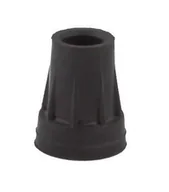 Akcesoria dla osób starszych i niepełnosprawnych - Nasadka do kul inwalidzkich Herdegen (czarny) - miniaturka - grafika 1