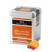 Herbata - Herbata Czarna Dilmah Lime & Orange 100g Sypka - miniaturka - grafika 1