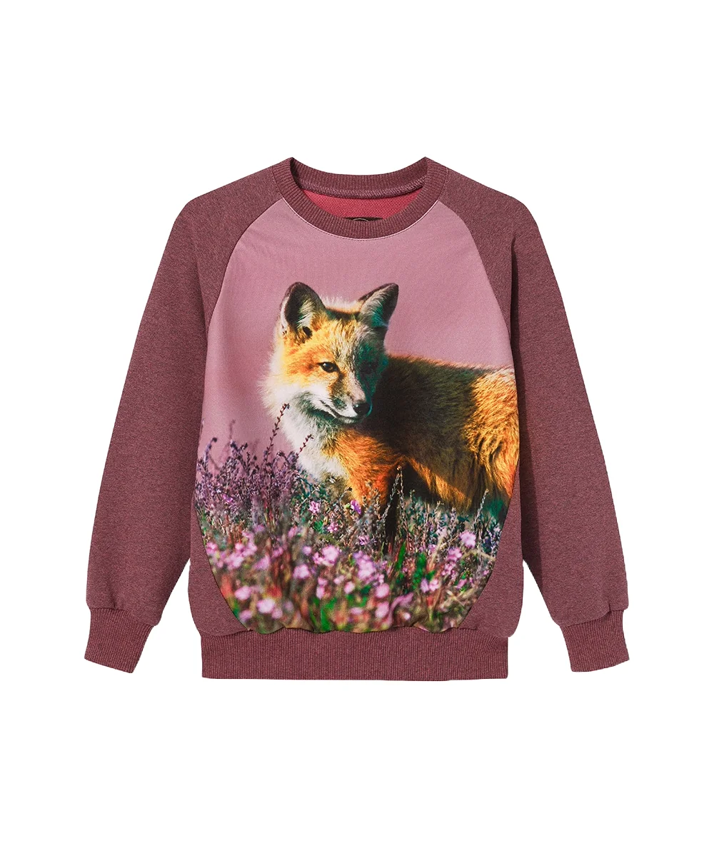 BLUZA DZIECIĘCA WADERA RÓŻOWA Z LISEM -146/152