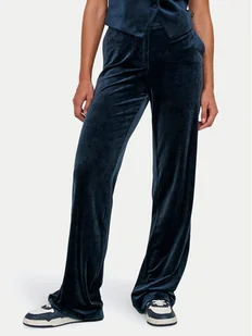 ONLY Spodnie materiałowe Kayle 15335852 Granatowy Straight Fit - Spodnie damskie - miniaturka - grafika 1