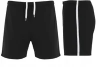 Spodenki męskie - Krótkie Spodenki Sportowe Męskie KIESZENIE NA SUWAK Roly 0418 CZARNE 2XL - miniaturka - grafika 1