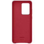 Etui i futerały do telefonów - Samsung Etui Leather Cover do Galaxy S20 Ultra Czerwony (EF-VG988LREGEU) - miniaturka - grafika 1