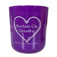 Świece - RAVINA - świeca sojowa KOCHAM CIĘ DZIADKU, 175g - miniaturka - grafika 1