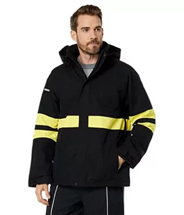 Volcom Męska kurtka Jp Ins, czarna, XS, czarny, XS - Kurtki narciarskie - miniaturka - grafika 1