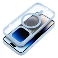 Etui i futerały do telefonów - Futerał Matte Mag Cover kompatybilny z MagSafe do IPHONE 11 niebieski - miniaturka - grafika 1