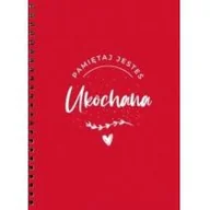 Notesy i bloczki - SZARON Mój dziennik - Ukochana Czerwony - Szaron - miniaturka - grafika 1