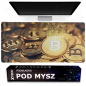 Podkładki pod mysz - Podkładka Pod Myszke Mysz Gamingowa Mata 90X40 Btc - miniaturka - grafika 1